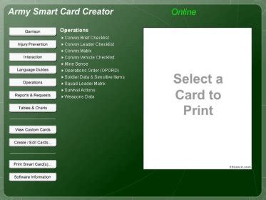 army smart card creator download|ID Card Office Online .